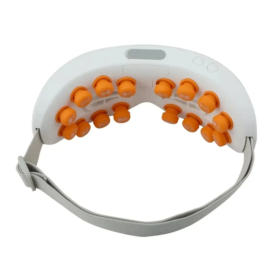 

Портативный умный электрический нано-туманный спрей, паровой силиконовый массажер для глаз с 16-массажной головкой