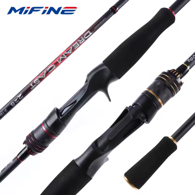 Удилище для спиннинговой ловли MIFINE DREAM CAST 1.98M/2.13M/2.28M, мощность L/ML 3-18G/7-28G, карбоновое, двухсекционное, для ловли карпа и путешествий.