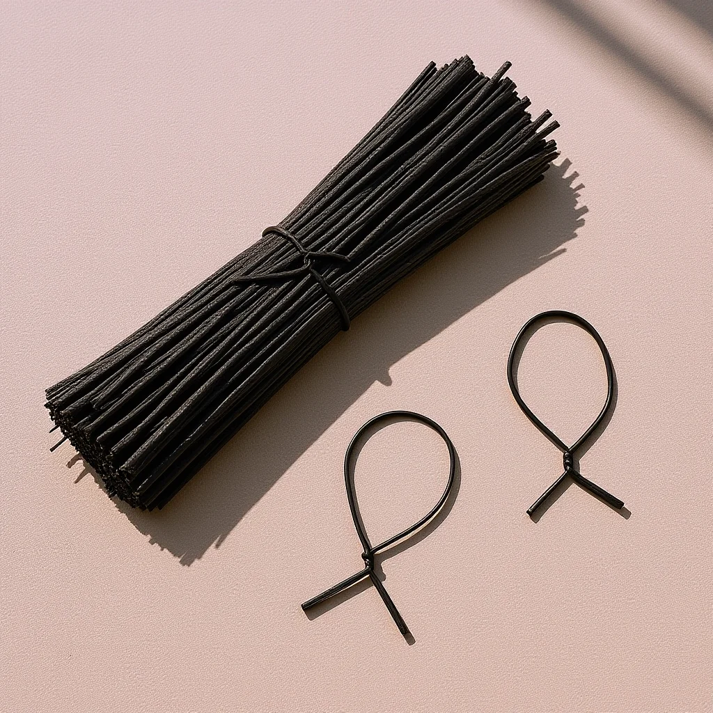 500Pcs Garden Ties Flexible Durable Cable Organizer for Home Office Wire Cord Cable Wraps Ties Wire Tie Wraps