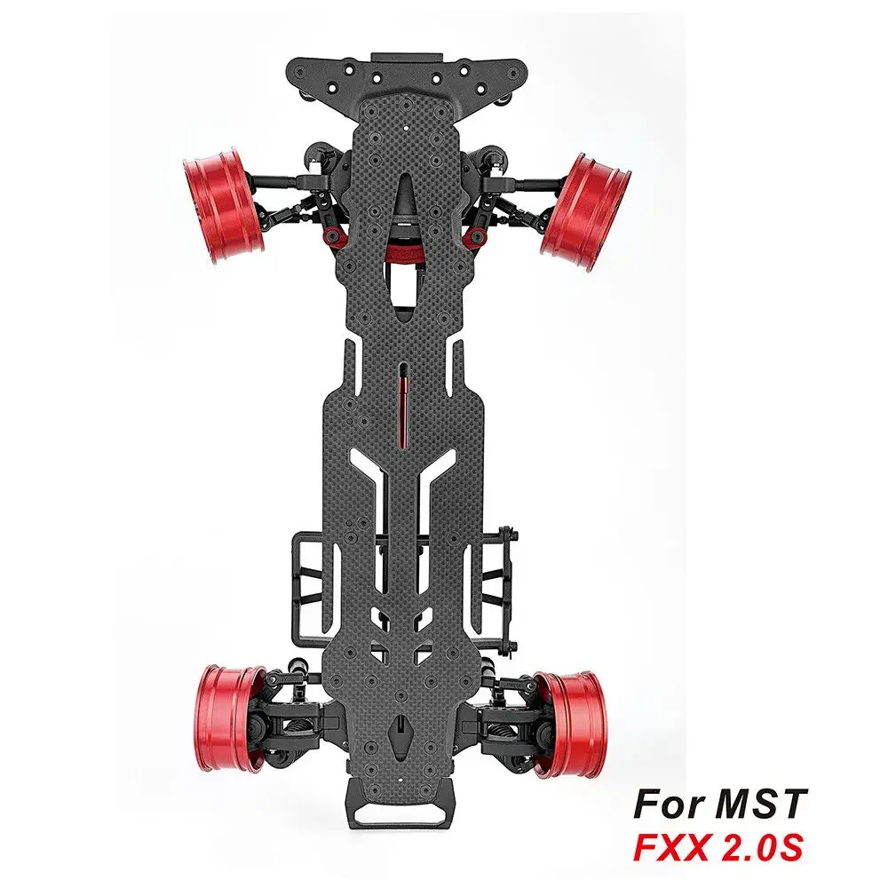 Custom Carbon Fiber Shock Tower with Lower Deck for MST FXX 2.0 S Chassis 1/10 Drift Car Kit