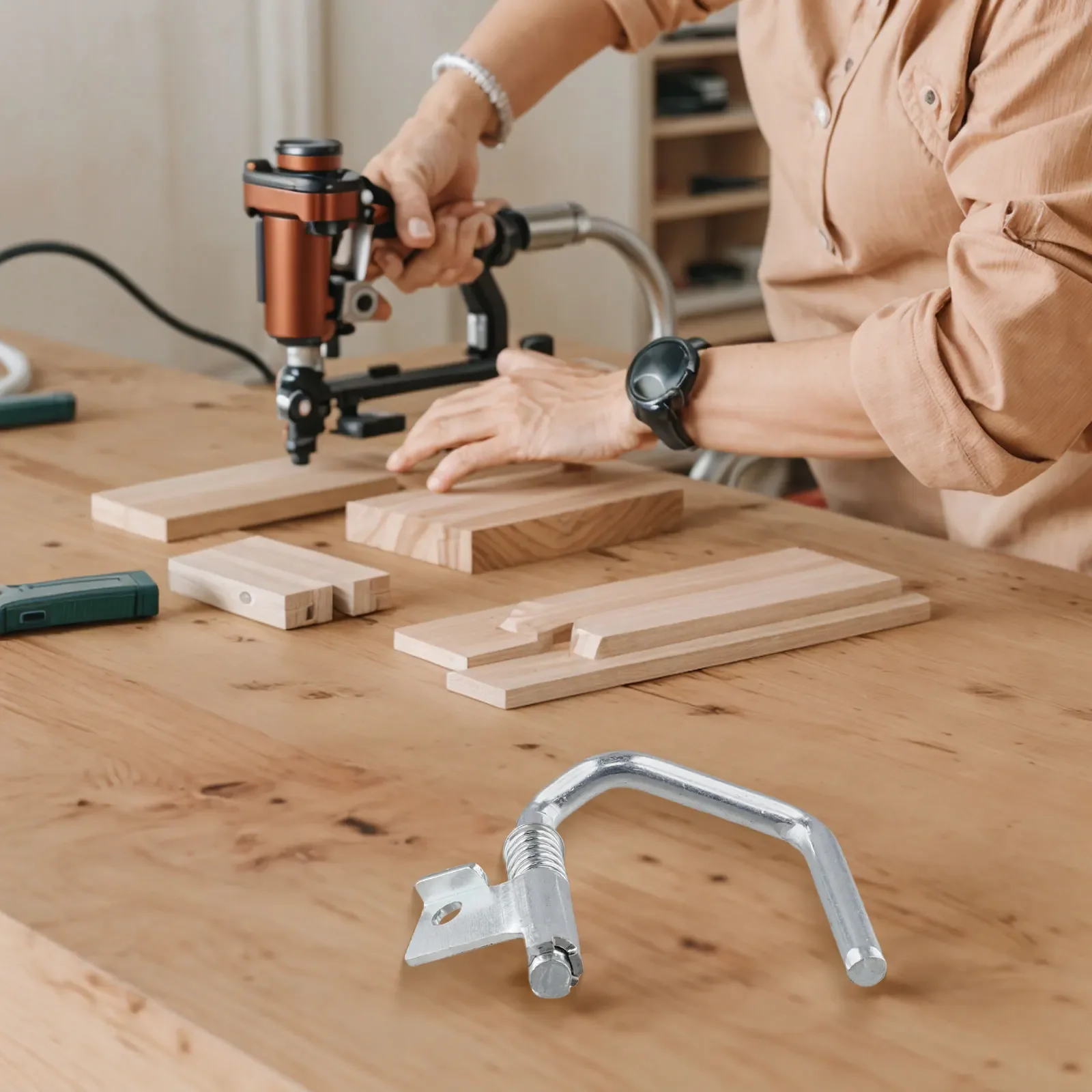 Essential Gear 1pc Metal Spring Loaded Rafter Hook Designed to Fit Seamlessly with All Types of For Paslode Nailers