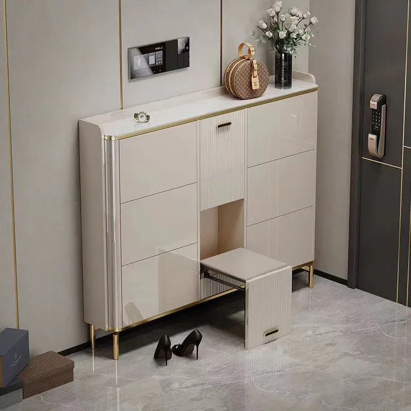 

Modern Shoe Cabinets Foldable Stool Shoe Cabinets Shoe Rack Storage Entryway Bench Woonkamer Kasten Home Living Room Furniture