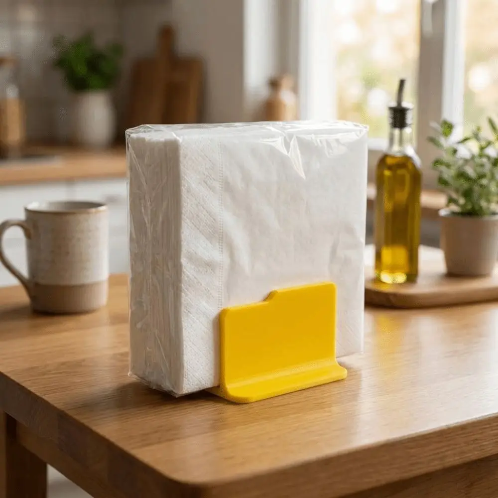 Multi-functional 3D Printing Napkin Holder Portable Mini Desktop Stand Decorative Space Saving Laptop Stand Office Use