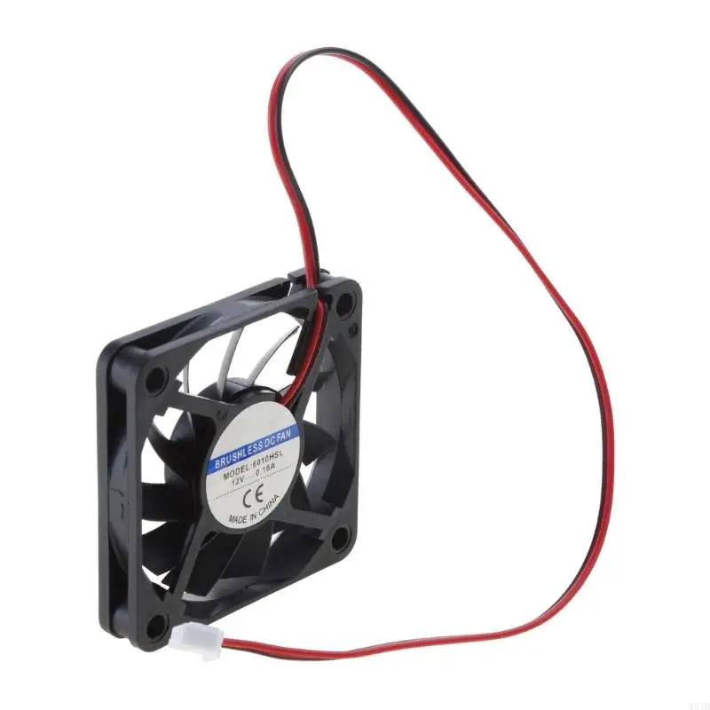6010 6cm 마이크로 CPU 냉각 팬 60mm XKS6010H12S 3200RPM DC12V 0.16A 2PIN 컴퓨터 CPU 축 방향 쿨러 팬 산업