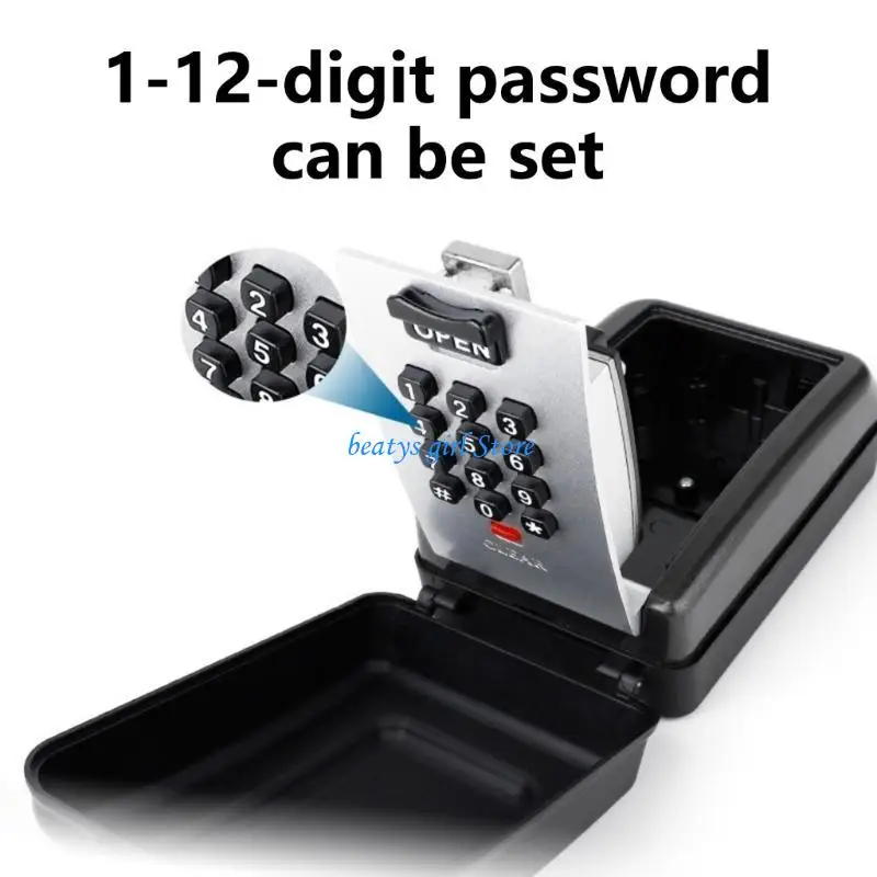 

C7AB запасной ключ Hider водонепроницаемые клавиши коробки для хранения клавиши блокировки для домашнего гаража снаружи клавиша