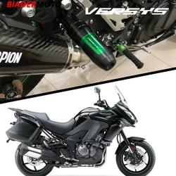 2023 New For KAWASAKI Versys650 Versys1000 Versys 650 1000 Motorcycle CNC Frame Crash Pads Exhaust Sliders Crash Protector Logo