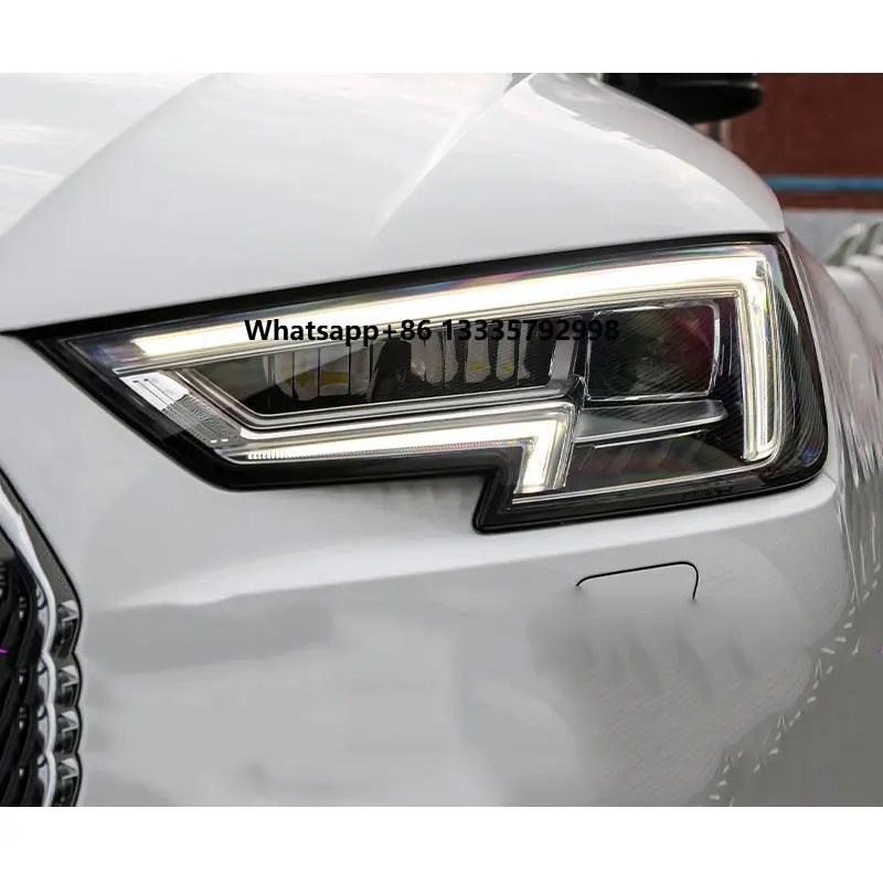 

LED car daytime running light headlight upgrade replacement for'audi A4 2017 2018 2019 2020 headlight modify parts kit