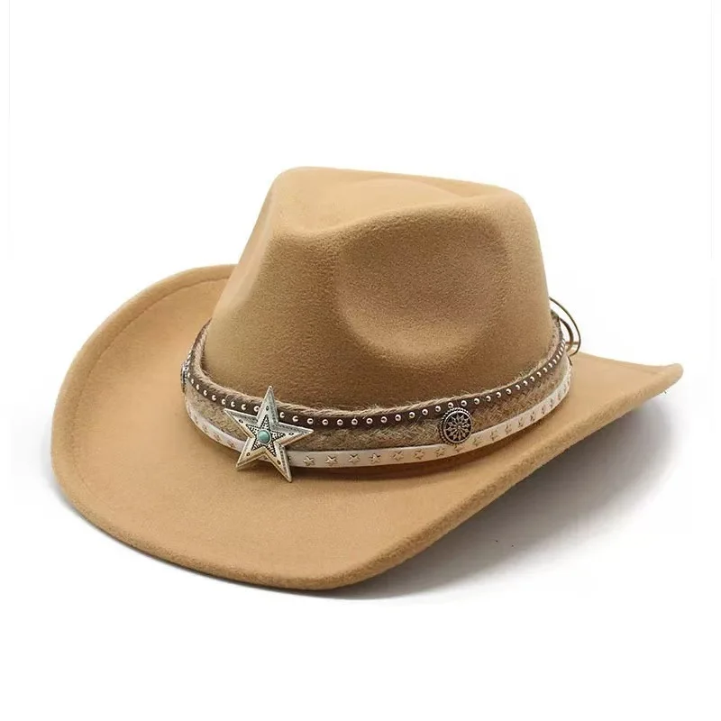 

HongLuan Sombrero Cowboy Hat Rhinestone for Cowboy Party, Cowboy Hats, Festival Accessories, Cowgirl Party Decorations