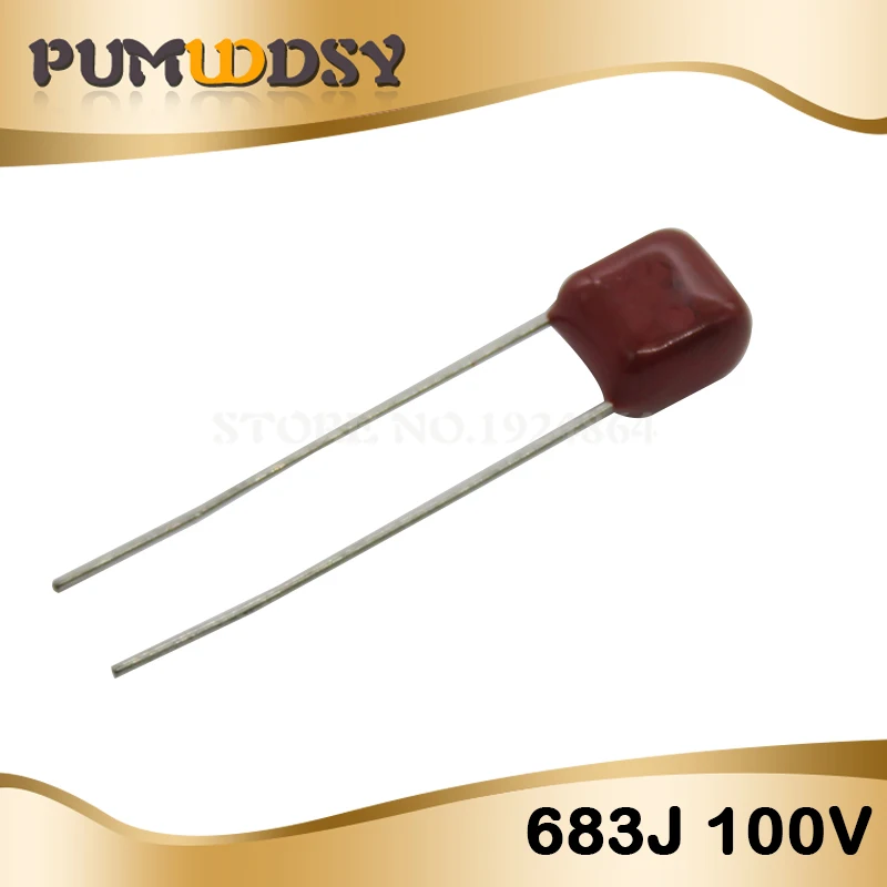 

20 шт. 100V683J 68NF 0,068 мкФ Pitch 5 мм 100 в 683 CBB полипропиленовый пленочный конденсатор