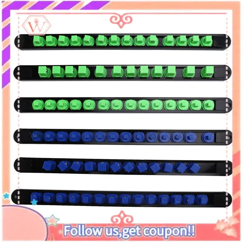 

AT84-6PCS Набор органайзеров для розеток из АБС-пластика для держателей для розеток с приводом 1/2", 3/8", и 1/4 дюйма, сверхмощное хранилище