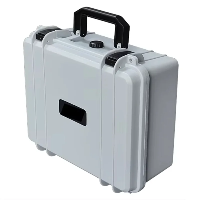

A26F-Large-Capacity Portable Suitcase Thicken Plastic Hard Case Tool Storage Box With Sponge Instrument Hardware Equipment Grey