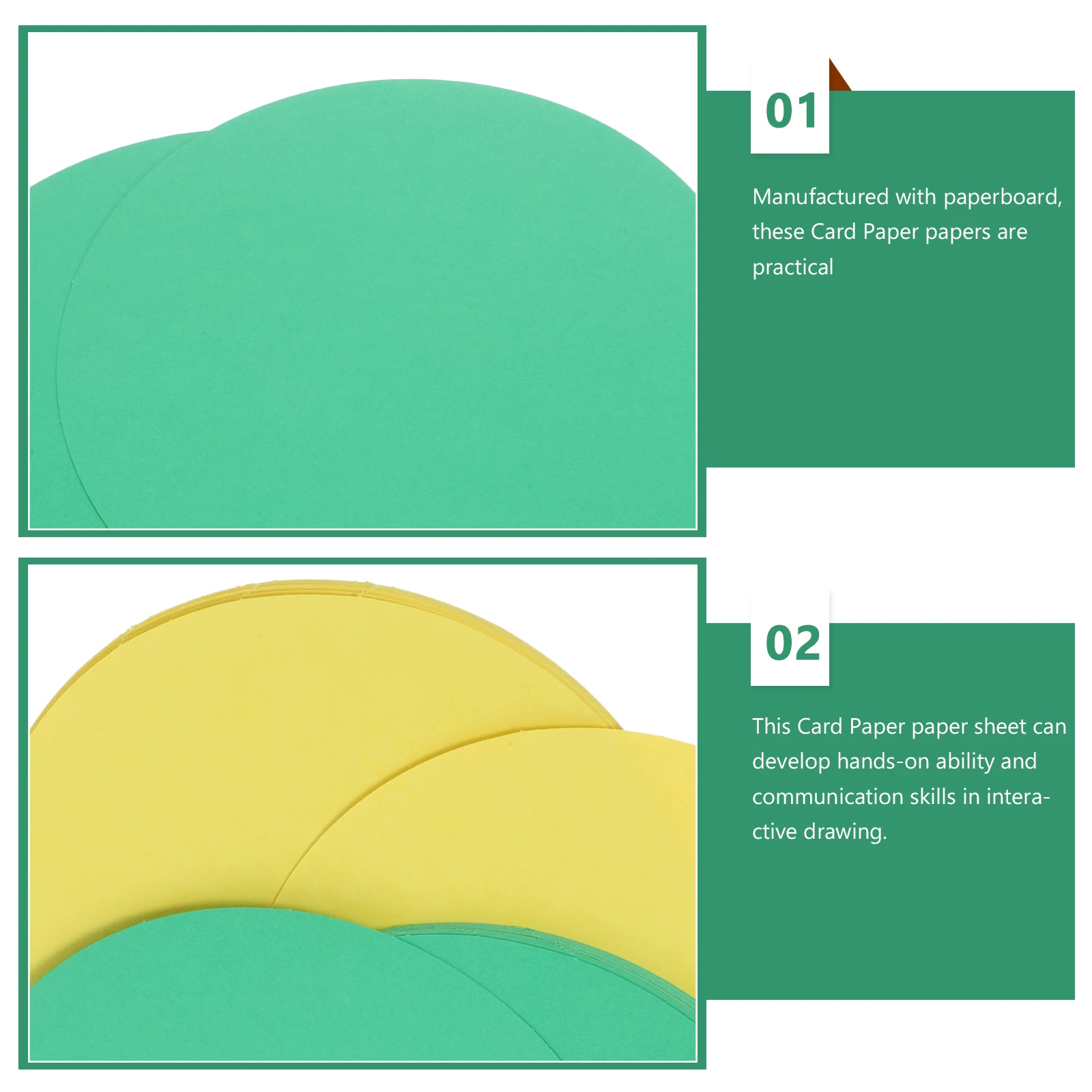 

40 Sheets Painting Paper for Watercolor Thick Crafts Drawing Pad Round Loose Student