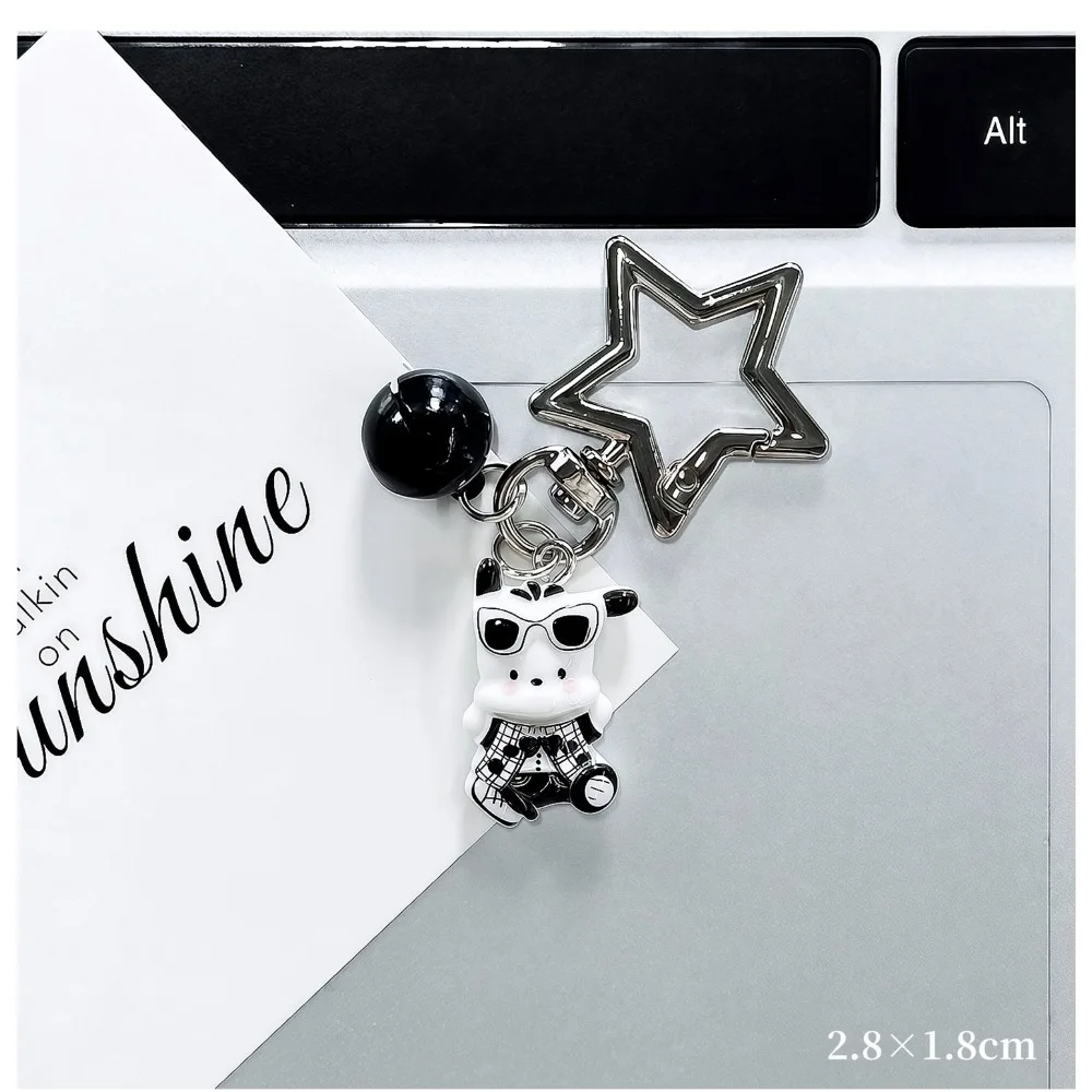 Vintage Y2k Sanrio Hello Kitty Kuromi Star Keychain Phone Case Strap Accessory Pendant Bag Decorative for Girls Women Charm Gift view 5
