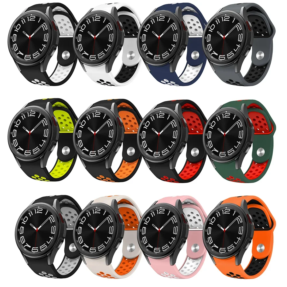 Silicone Strap For Samsung Galaxy Watch 5 Pro 45mm Galaxy Watch 6/5/4 40mm 44mm Correa Band Watch 6/4 Cassic 43mm 47mm Bracelet