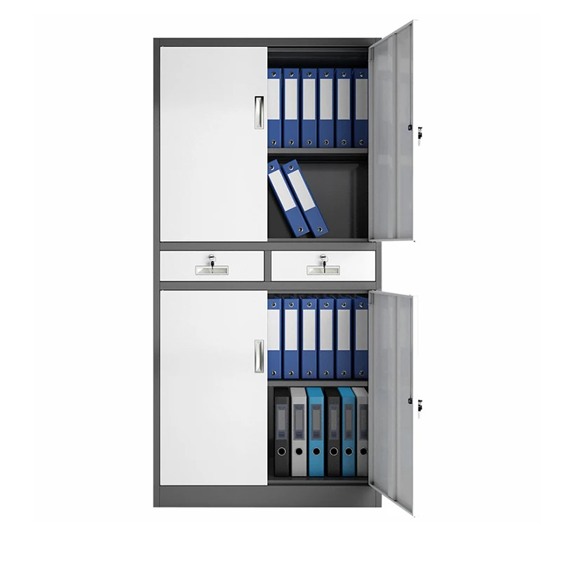 

Modern 2 Drawer Steel Filing Cabinet for Office Home Hospital School Gym Hotel Use - Sturdy Load-Bearing Bedroom Storage