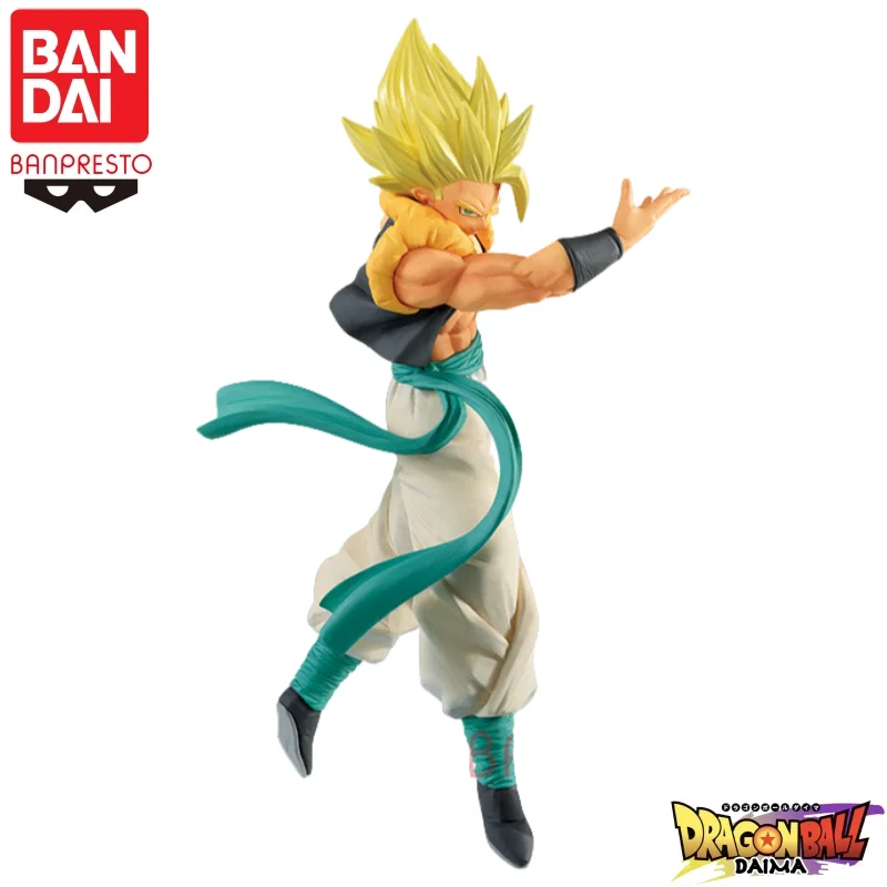 Em estoque bandai original banpresto dragon ball match makers gogeta figura de ação modelo boneca nova estatueta em caixa