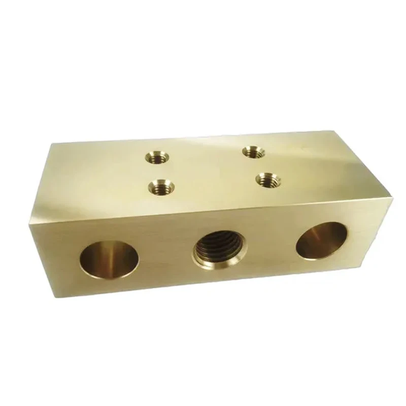 

CNC Milling Accessories Precision Brass Hydraulic Valve Block Factory Custom Aluminum Plate Stainless Steel Machining Wire EDM