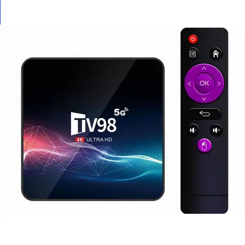 HD 4K TV98 Android 12 TV Box H313 Dual Band WIFI 2.4G/5.8G Set-top Box