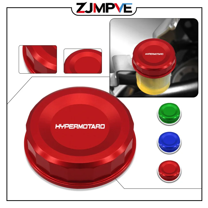 

For Ducati HYPERMOTARD 821 939 Hypermotard 1100 Motorcycle Accessories CNC Rear Brake Fluid Tank Cap Brake Oil Reservoir Cover