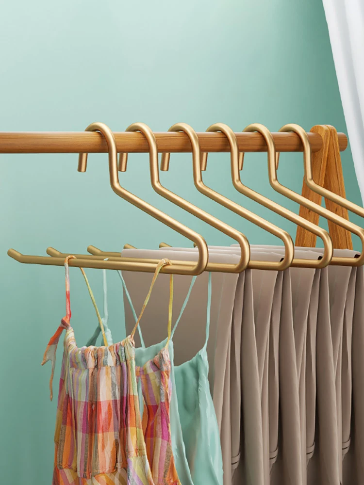 

32CM Alloy Clothes Hanger for Pants Organizer Closet Trousers Hangers,Wardrobe Saves Space,10PC,Anti-Slip Drying Rack