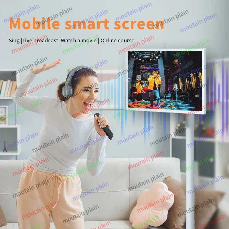 Touch Screen New 2024 Stand By Me  32 Inch Optional Android Mobile Display Intelligent TV Living Room Dining Room