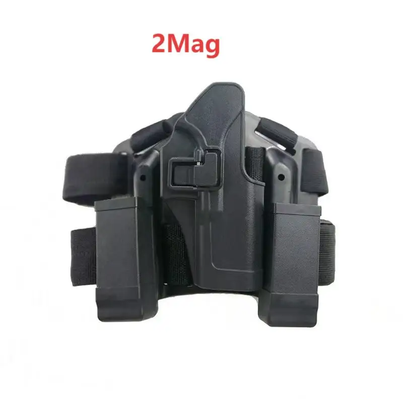 #   G17 G19 G43X USP 1911 M92 P226 Sig مسدس مع مجلة الحقيبة ومصباح يدوي الساق التكتيكية سرعة رسم الساق مسدس الحافظة`