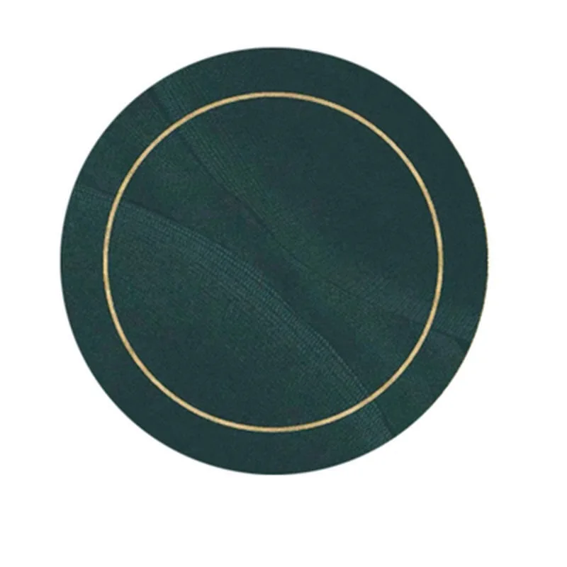 Home Living Room Green Circular carpet tap to Carpet Moquette floor mat green marble  for Bedroom Roomer  decor