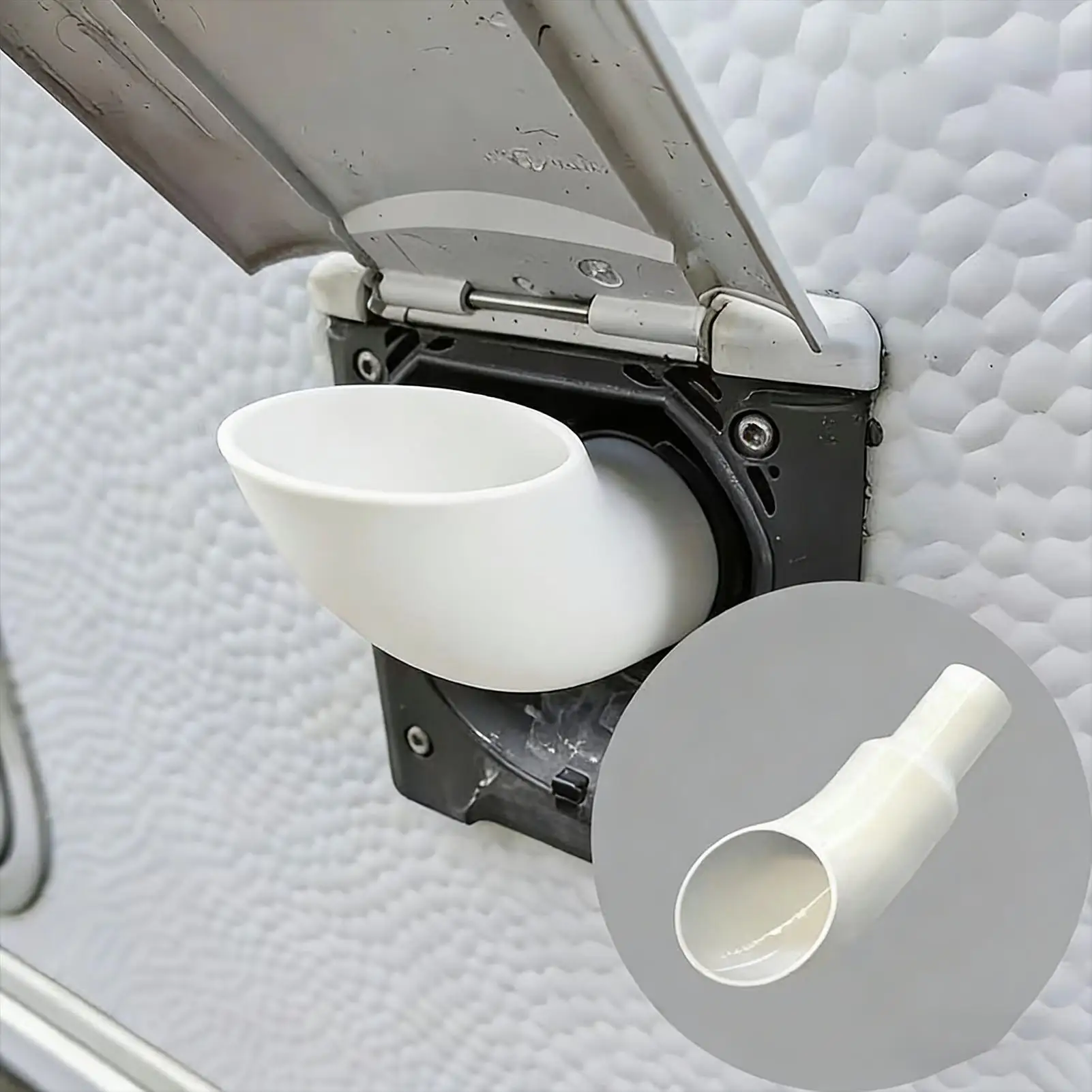 

portable Water Tank Fill Funnel Heavy duty RV water tank filling auxiliary tool for Boat Yacht Trailer RV Terrace Balcony