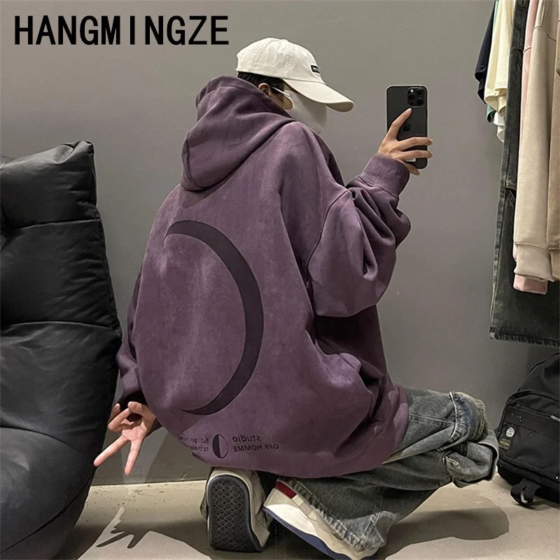 

Autumn Winter Hoodies For Couple Oversized Sweatshirt Trendy Hip Hop Streetwear Men Fashion Prints Clothing Loose Tops Hoody Men