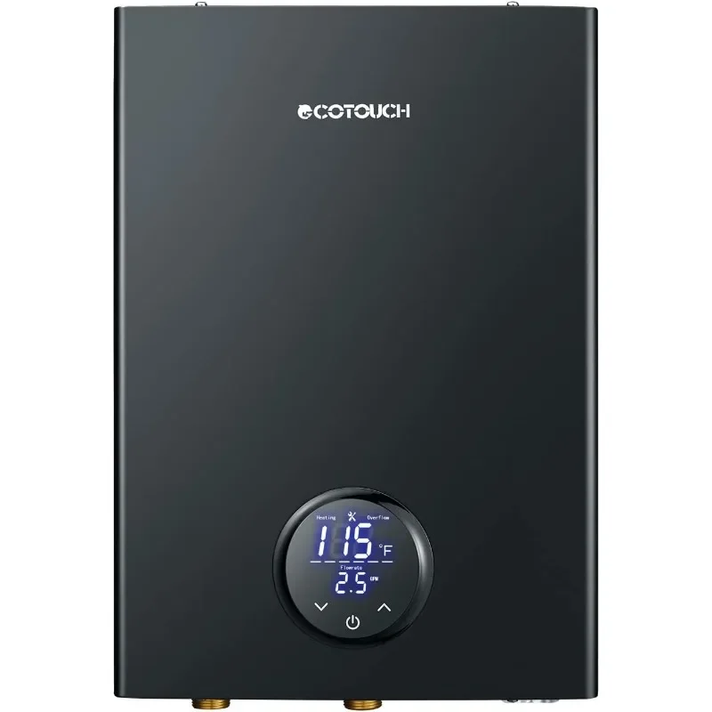 Electric Tankless Hot Water Heater, ECOTOUCH 18kW on Demand Instant Water Heater 240V, ETL Certificated Self-Modulation Point