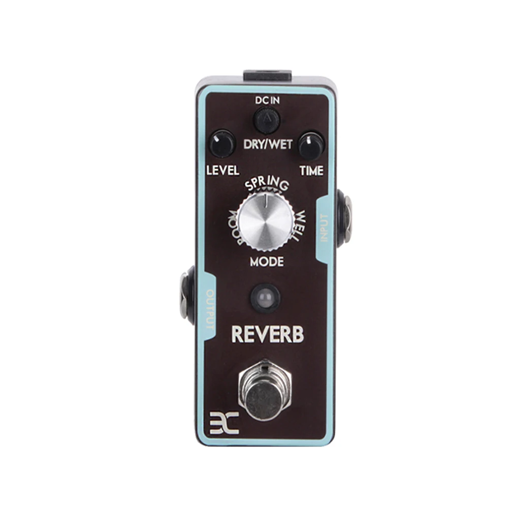 

ENO Reverb Block Electric Guitar Effect Pedal Three Reverb Tones Pedal Spring Hall and Deep Well WET/DRY Adjustable Guitar Parts