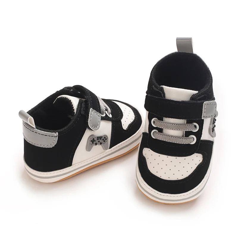 Cute cartoon pattern cloth shoes for spring and summer, comfortable soft soled walking shoes for male babies