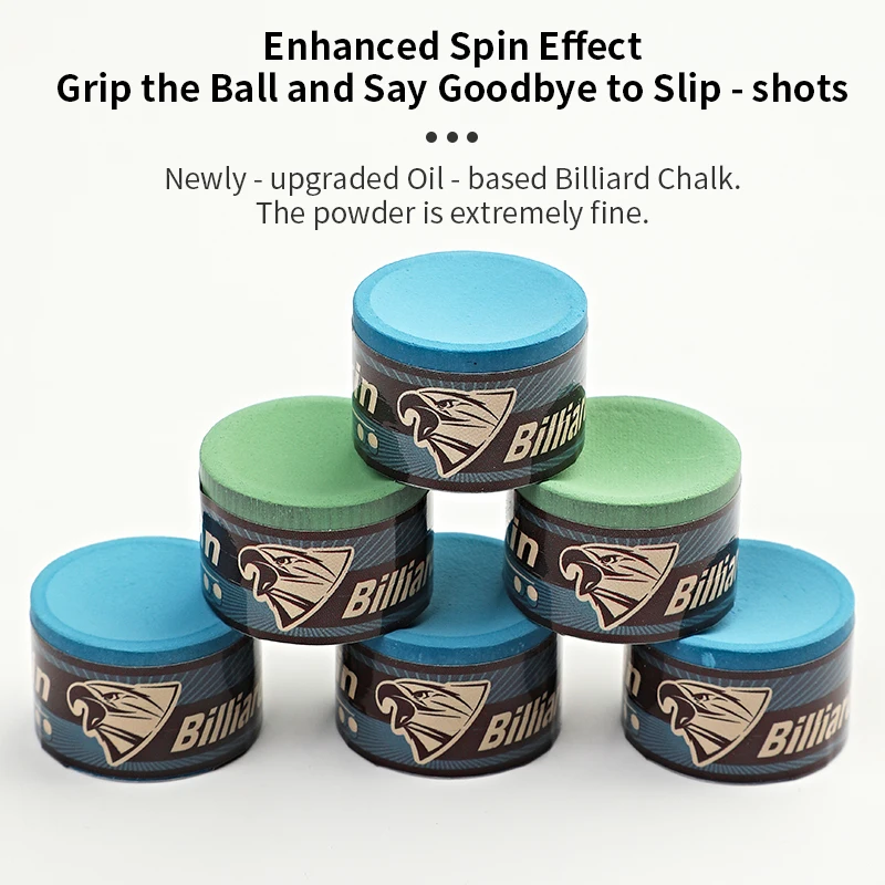 1 قطعة الطباشير البلياردو أسطواني ، عصا البلياردو الطباشير ، طاولة السنوكر