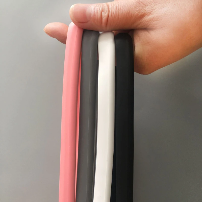 For Tesla Model 3Y Interior Accessories Rearview Mirror Protector Trim Silicone Decor Frame White Pink Protection Strip Interior - view 2
