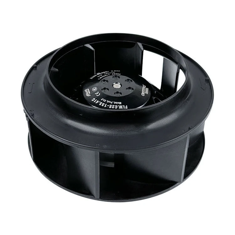 FLW133mm DC Brushless Backbend Centrifugal Fan 212CFM (360m ³/h) 12V/24V IP54 for PLC Control Cabinet