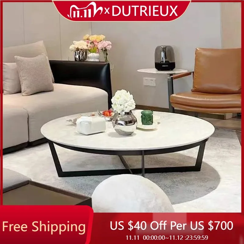 

Standing Modern Coffee Table Minimalist Classic Nesting Storage Side Table Space Saving Round Mesa Auxiliar Salon Furniture