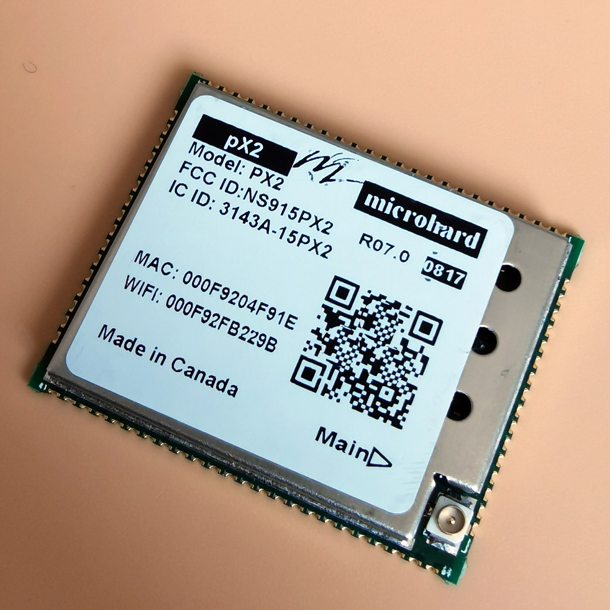 

Microhard pX2 OEM 2.4 GHz Ethernet/WIFI Router MH-S185200