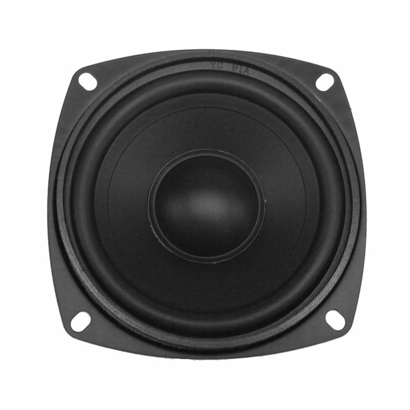 N91R 4 Inch Audio Sound Speaker Driver Hifi 4 Ohm 30W Square Mid-Bass Waterproof Speaker for Outdoor Home Theater Loudspeaker