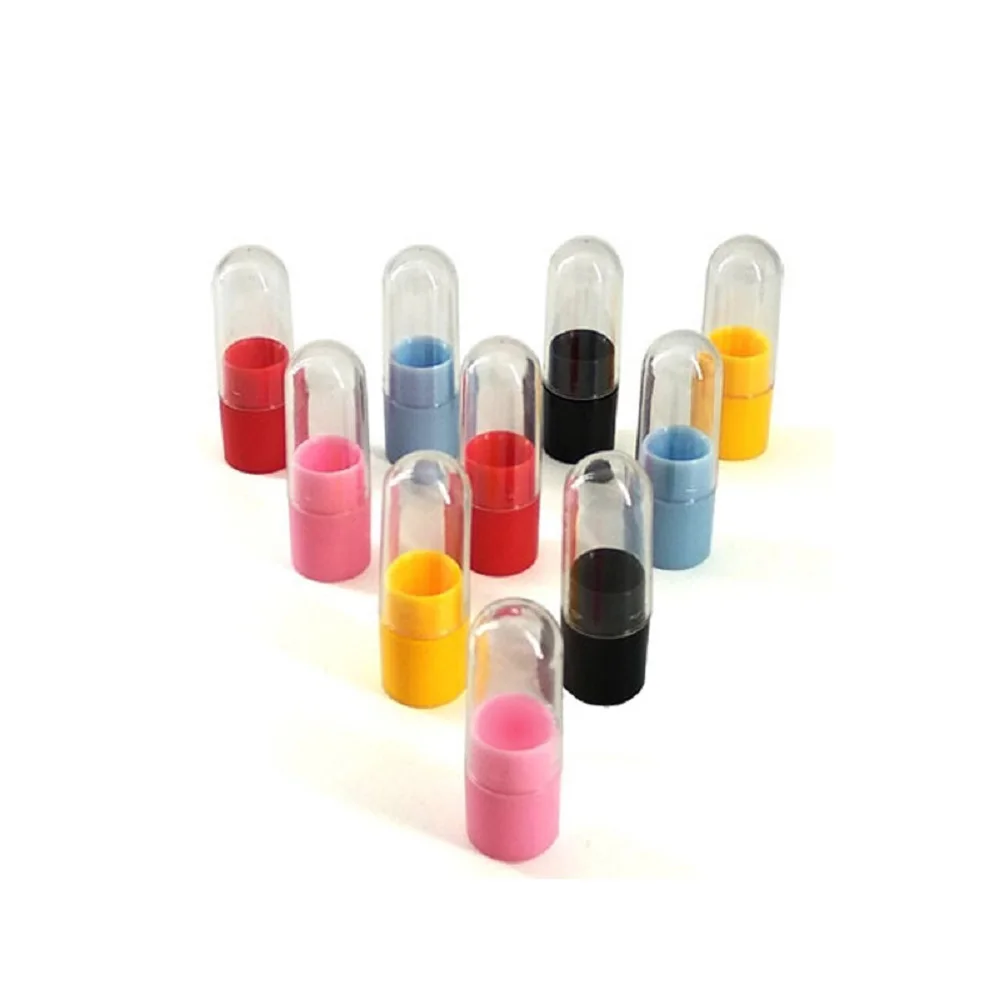100Pcs 5ml Lippen Balsam Rohre Leer Lippenstift Container Schwarz, Weiß, Rosa, Grüne Kosmetische Verpackung Flasche – Detail 6