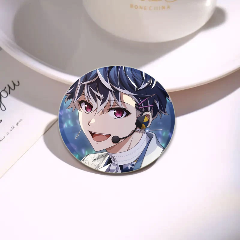 32/44/58mm Anime IDOLiSH7 bros musik Mobile Game Enamel Pin ransel kerah lencana kartun buatan tangan Lapel Pin perhiasan hadiah