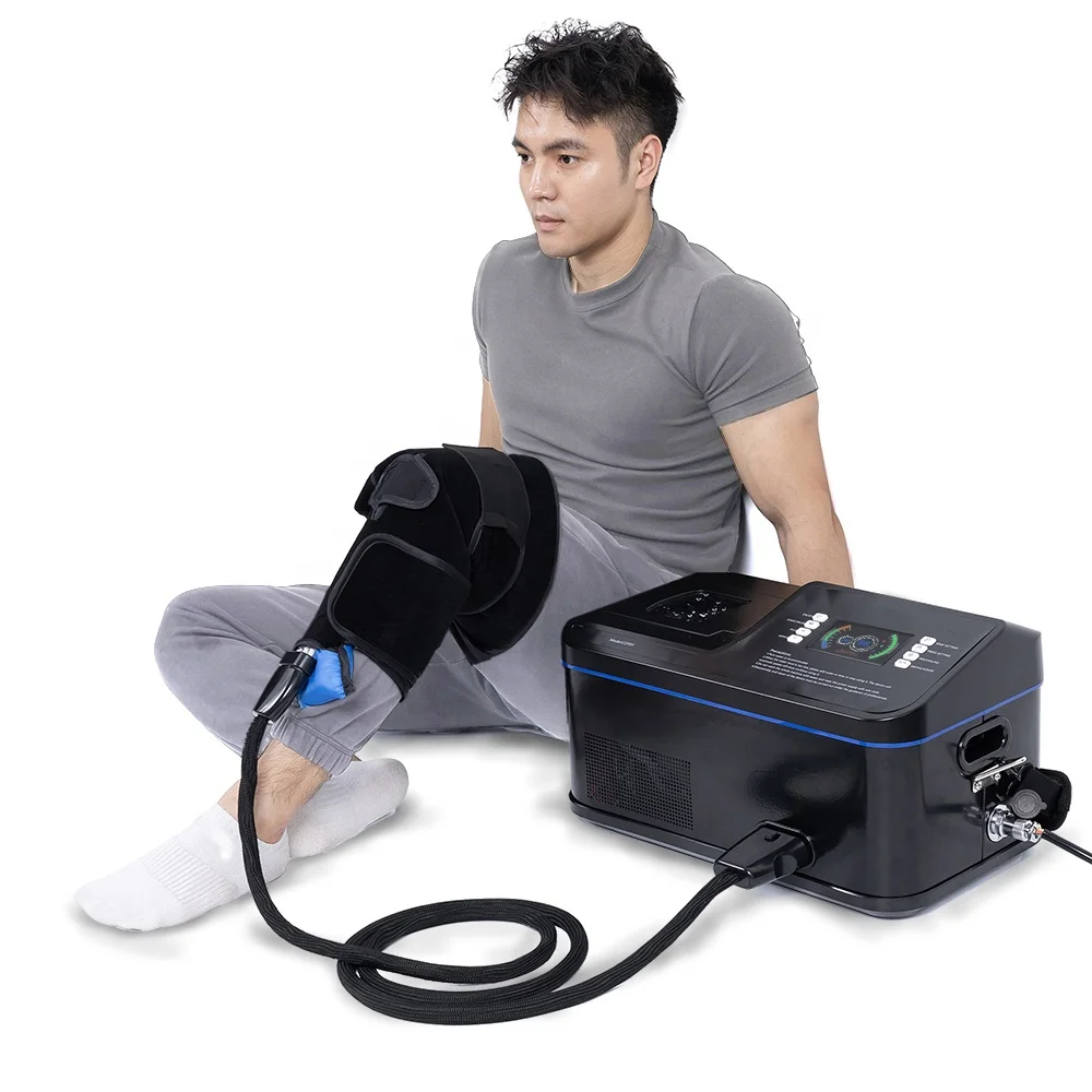 Professional sports pain recovery tool automatic thermal iceless cryotherapy cold therapy machine for athletes knee paid relief