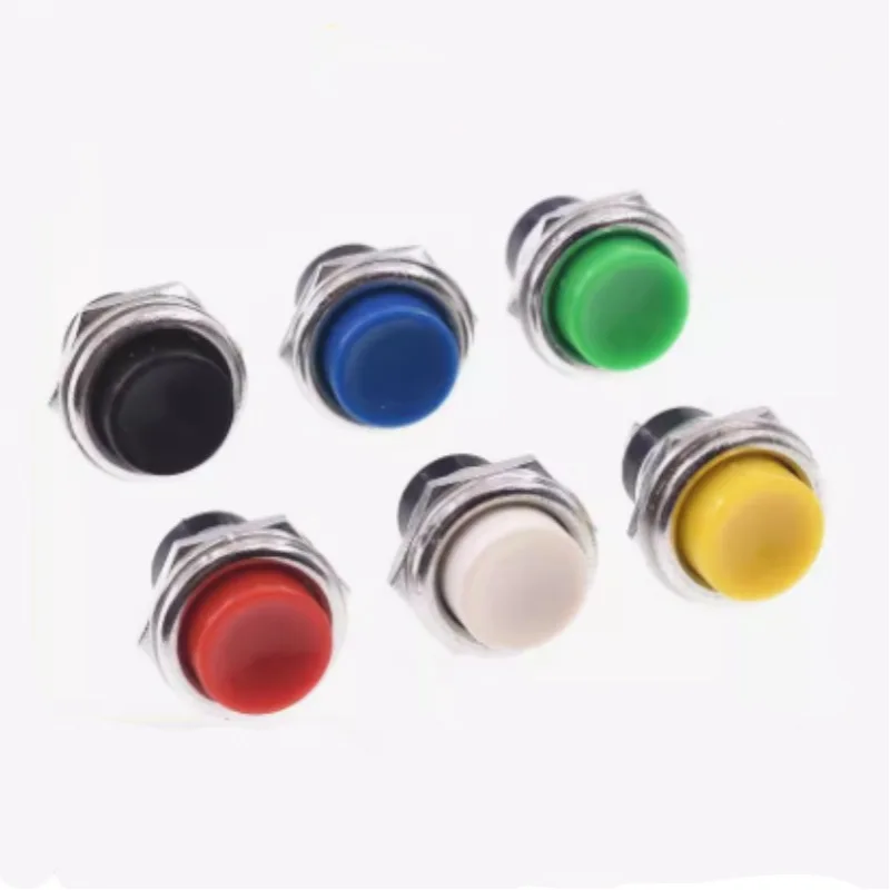 

DS-212 self resetting lock free 16MM jog button switch small button switch circular electronic suspension scale start switch