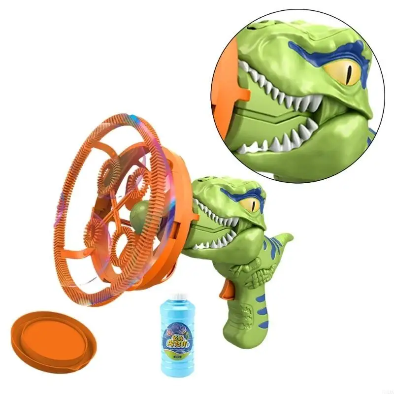 54DA カラフルなバブルマシンバブルブロワー子供遊ぶ電気バブルメーカーおもちゃ