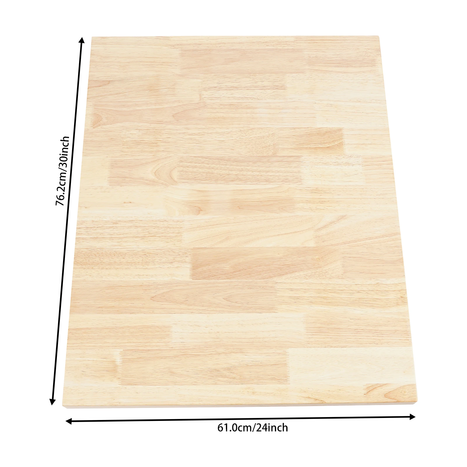 

24*30*1.5in Original Wood Color Rectangular Countertop, Countertop, Standard Countertop for Workbenches