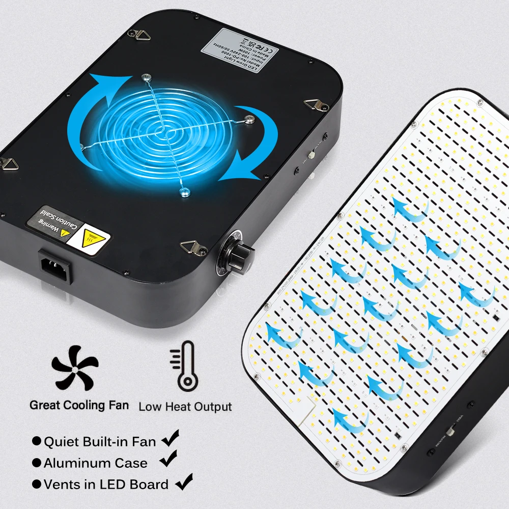 100 واط/200 واط/300 واط الطيف الكامل الكم Led مصباح المجلس 3000 كيلو 3500 كيلو الأحمر IR الأشعة فوق البنفسجية النبات تنمو ضوء مع VEG بلوم وضع عكس الضوء مصباح #6