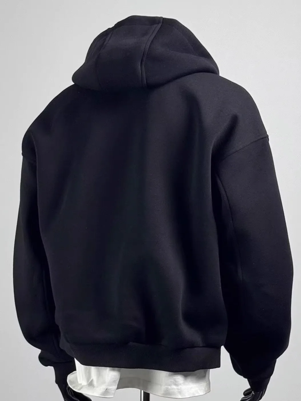 Heavy-duty American-style Zipper Hooded Sweatshirt for Men Stylish Autumn Gray Cardigan, Loose Casual Versatile Hoodie Jacket