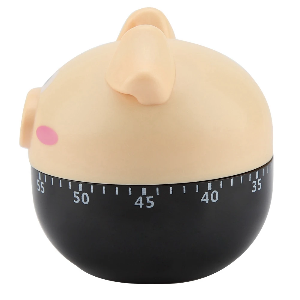 

Mechanical Timer Cute Cartoon Pig Kitchen Timer Mechanical Timers Counters for Cooking Timing Tool