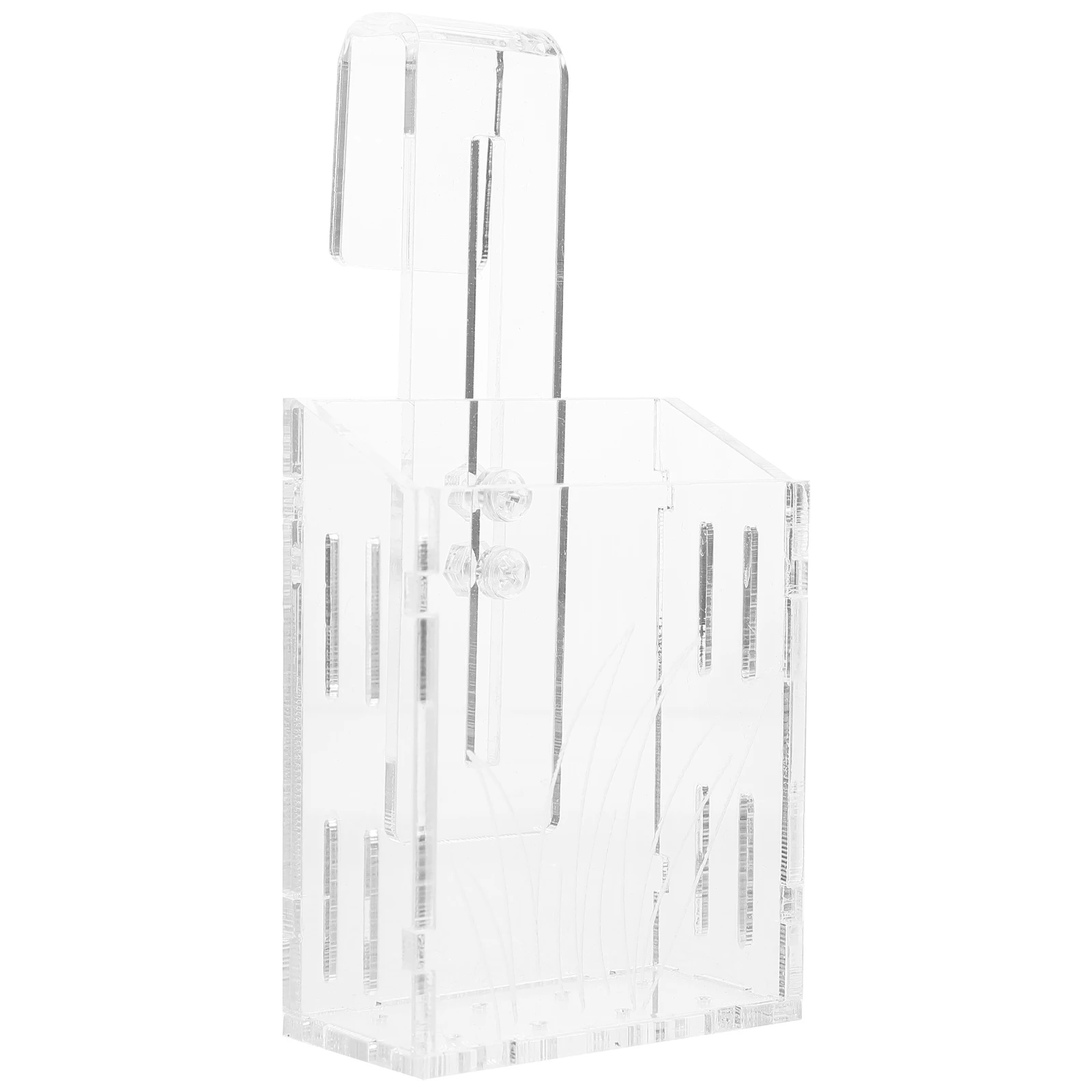 

Aquarium Water Plant Cup Acrylic Fish Tank Planter Holder Transparent Small Landscape Storage Creative Photosynthesis Reusable