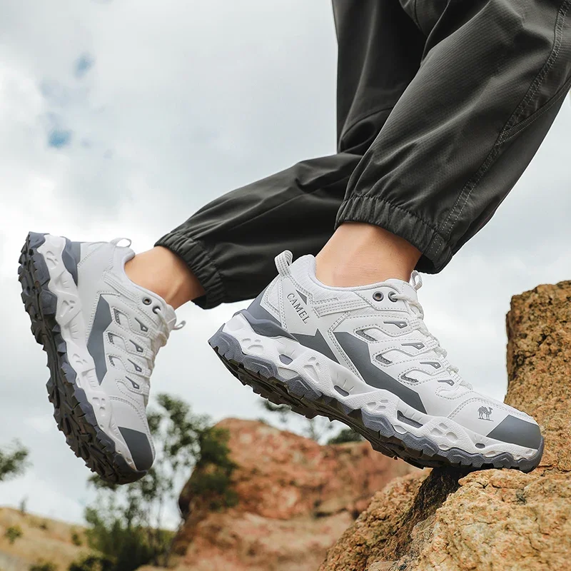Herren Wanderschuhe Sportschuhe Trekking-Trainingssneaker Atmungsaktive Damen Camping-Jogging-Schuhe Rutschfeste Kletterschuhe für Outdoor-Wanderungen – Detail 11