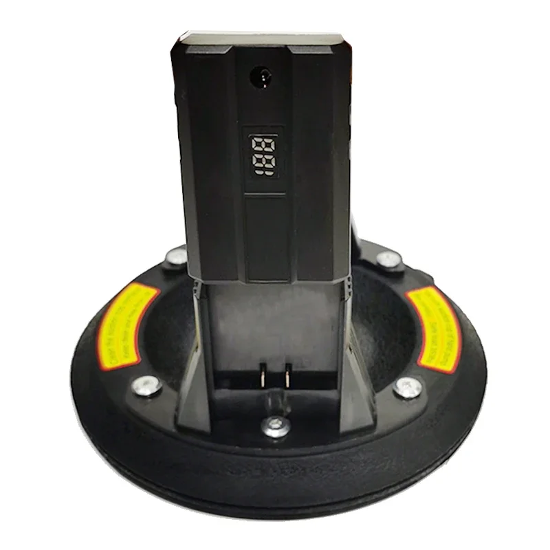 8 Inch Electric Vacuum Suction Cup Lifter 280KG Load Capacity Heavy-Duty Hand-Held Glass Lifter for Moving Large Granite Tile